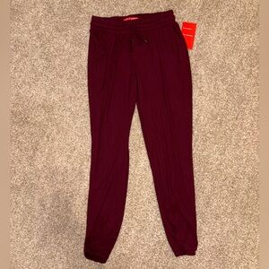 Burgundy Jogger Pants